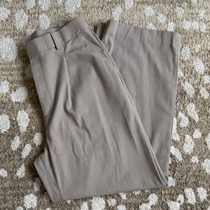 Uniqlo Beige Wide Leg Trousers